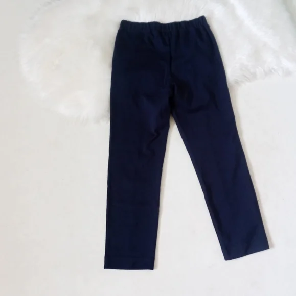 J. Crew navy blue pintucked pull-on ankle cropped pants - Picture 6 of 7